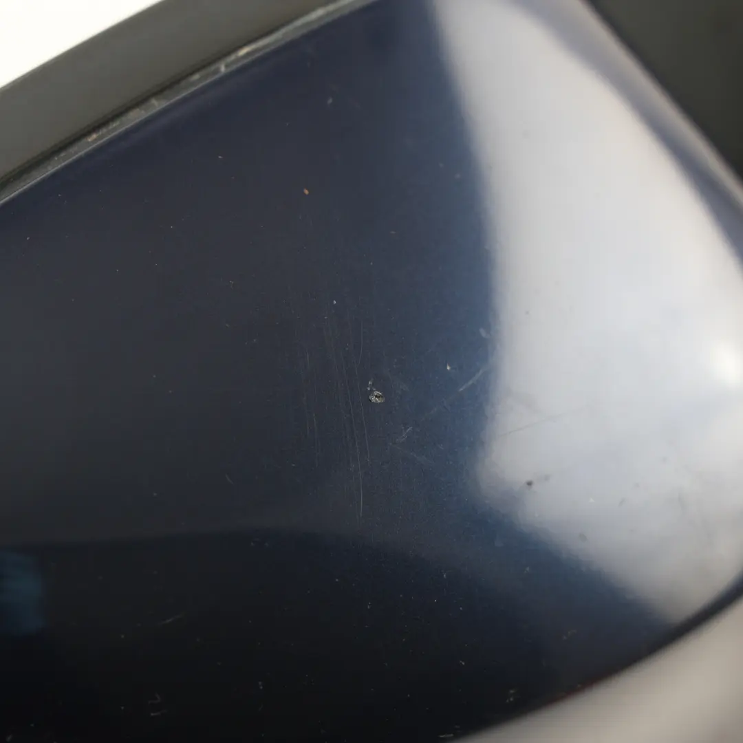 Fold Auto Dip Right Wing Mirror O/S Tiefseeblau Blue A76 to BMW E90 E91 LCI Power with Part number 7282574 BMW E90 E91 LCI Power Fold Auto Dip Right Wing Mirror O/S Tiefseeblau Blue A76 - SKU RHD-7282574-DSB - Part number 7282574