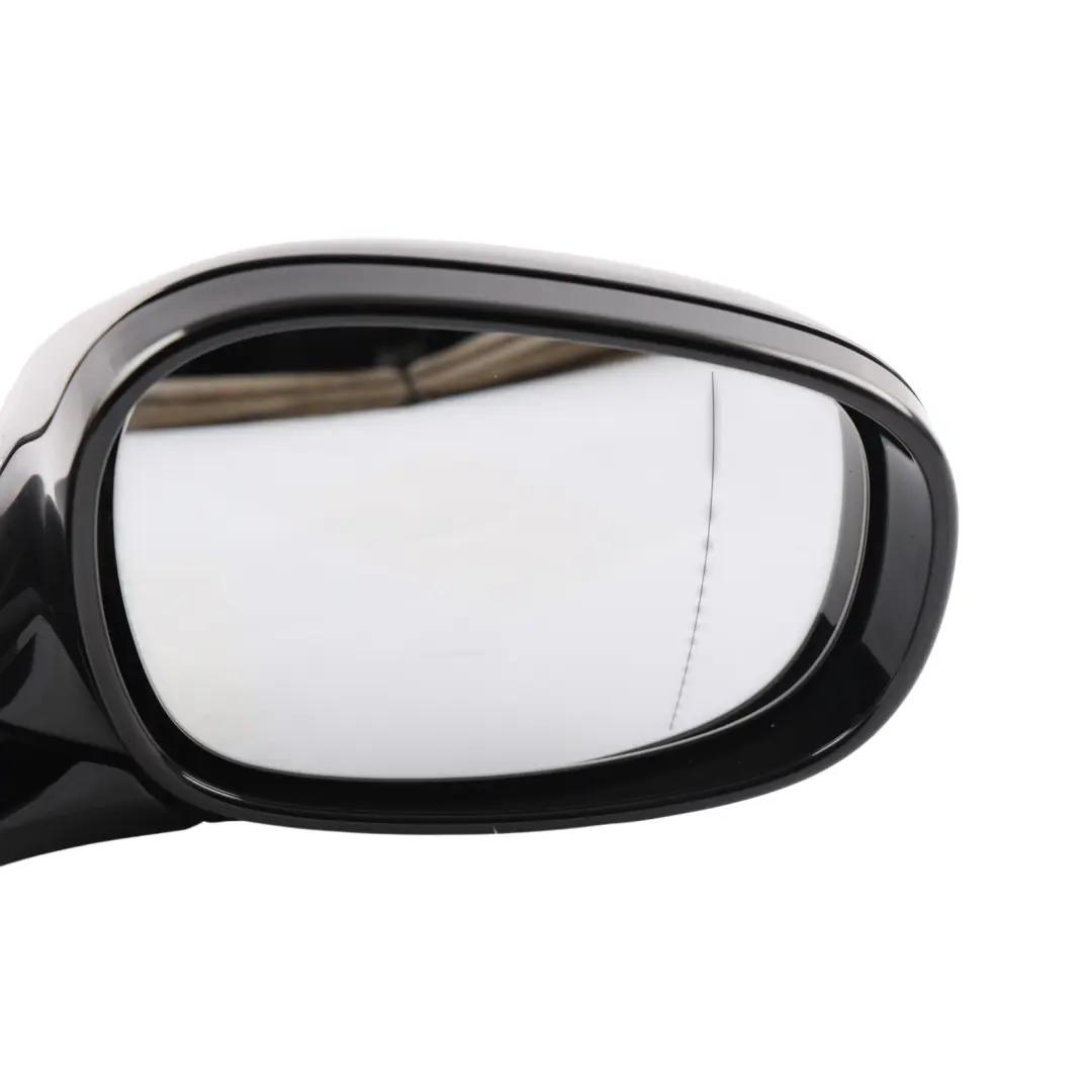 BMW E92 Wing Mirror Power Fold High Gloss Right O/S Black Sapphire 475 - SKU RHD-7282652-BS - Part number 7282652