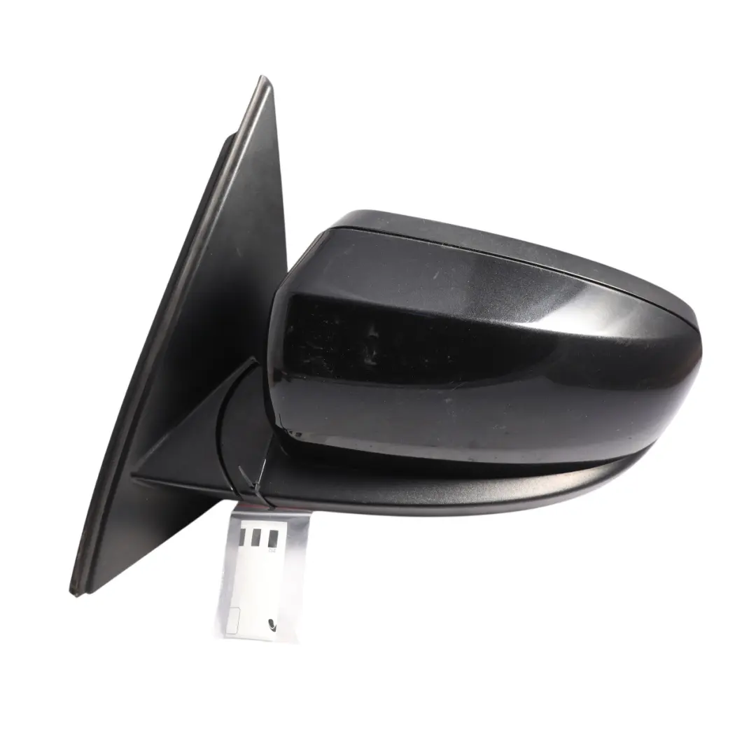 BMW X5 Series E70 Auto Dip Power Fold Left Wing Mirror N/S Black Sapphire 475 - SKU RHD-7282723-BS - Part number 7282723