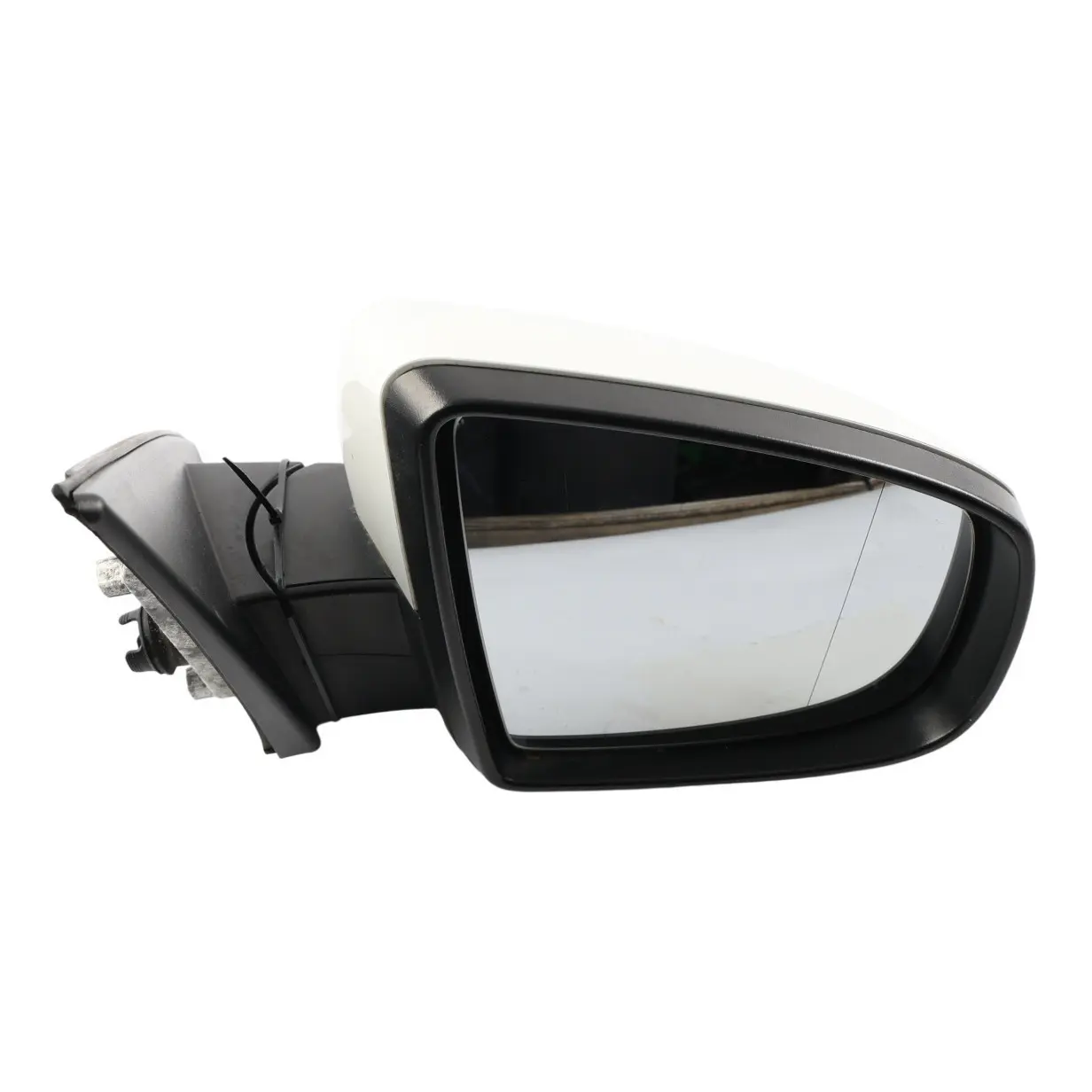 BMW X6 E71 Door Wing Mirror Memory Heated Right O/S Alpinweiss 3 White - 300