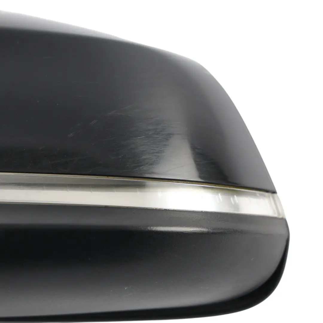 BMW X1 E84 Wing Mirror Heated Front Door Left N/S Black Sapphire Metallic 475 - SKU RHD-7307157-BS - Part number 7307157