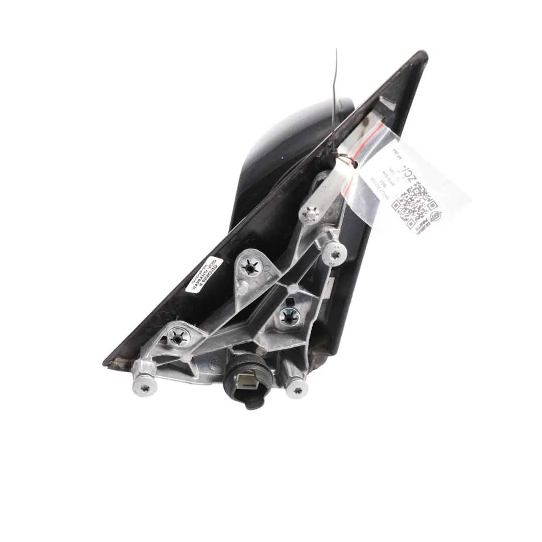 BMW X1 E84 Door Wing Mirror Heated Right O/S Black Sapphire Metallic - 475 - SKU RHD-7307158-BS3 - Part number 7307158
