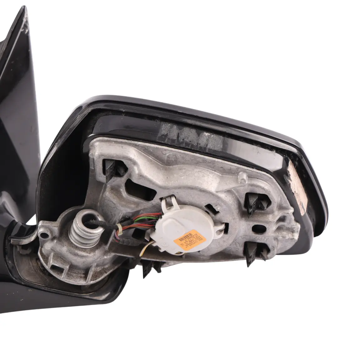 BMW F10 F11 Door Wing Mirror Base High Gloss Heated Left N/S - SKU RHD-7321821-1 - Part number 7321821