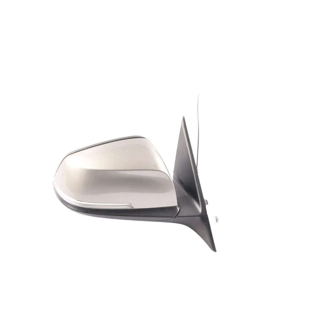 BMW F30 F31 Door Wing Mirror Heated Right O/S Platinsilber Silver Metallic - C08 - SKU RHD-7345656-PSM - Part number 7345656