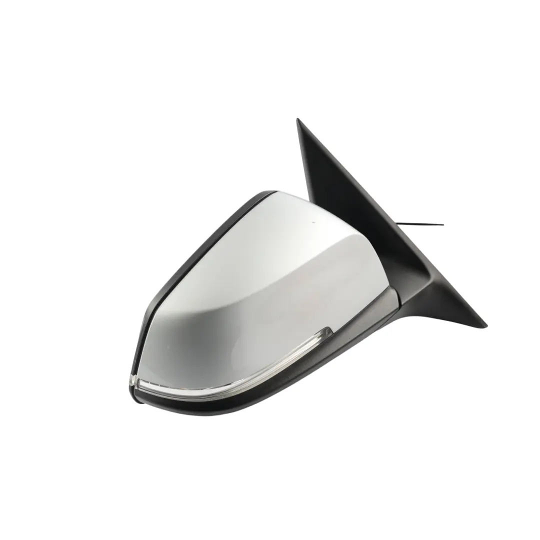 BMW F30 F31 Wing Mirror Heated Lane Assist Right O/S Glacier Silber - A83 - SKU RHD-7345684-GSB - Part number 7345684