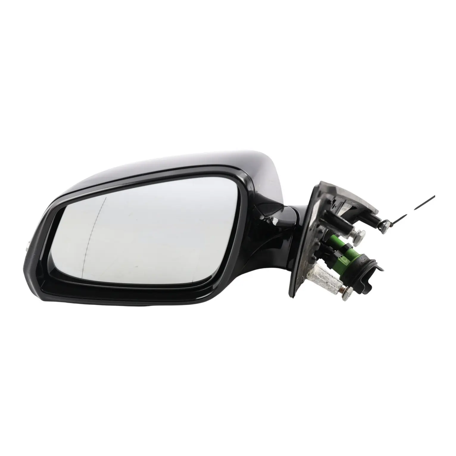 Door Wing Mirror BMW F10 F11 LCI Outside Left N/S Carbonschwarz Metallic - 416