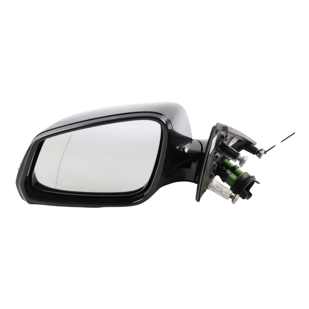 Door Wing Mirror BMW F10 F11 LCI Outside Left N/S Carbonschwarz Metallic - 416 to with Part number 7350645 Door Wing Mirror BMW F10 F11 LCI Outside Left N/S Carbonschwarz Metallic - 416 - SKU RHD-7350645-CAR - Part number 7350645