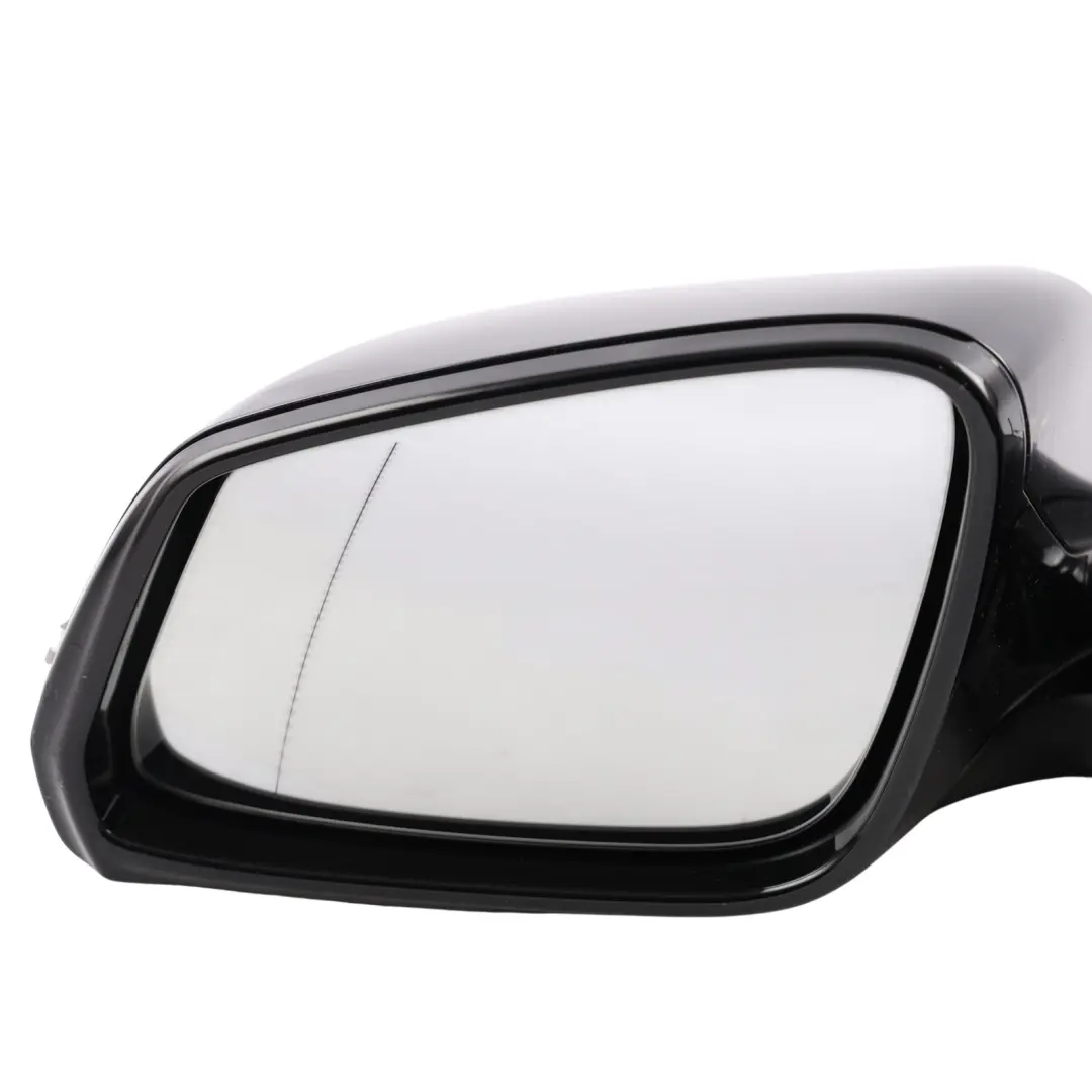  Door Wing Mirror BMW F10 F11 LCI Outside Left N/S Carbonschwarz Metallic - 416 - SKU RHD-7350645-CAR - Part number 7350645