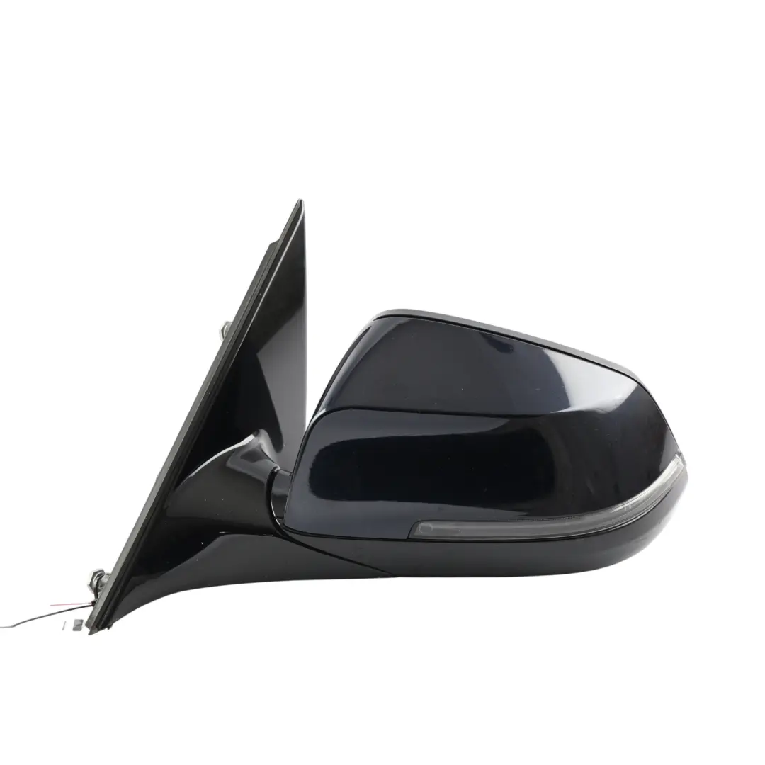  Door Wing Mirror BMW F10 F11 LCI Outside Left N/S Carbonschwarz Metallic - 416 - SKU RHD-7350645-CAR - Part number 7350645