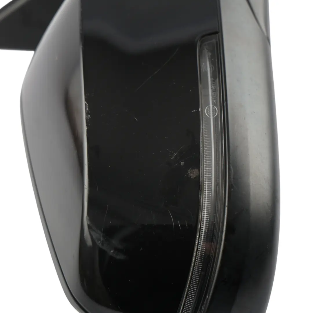 BMW F10 F11 LCI Side View Wing Mirror Right O/S Schwarz 2 - 668 - SKU RHD-7350684-SCH - Part number 7350684