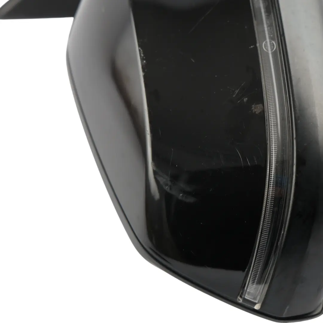 Side View Wing Mirror Right O/S Schwarz 2 - 668 to BMW F10 F11 LCI with Part number 7350684 BMW F10 F11 LCI Side View Wing Mirror Right O/S Schwarz 2 - 668 - SKU RHD-7350684-SCH - Part number 7350684