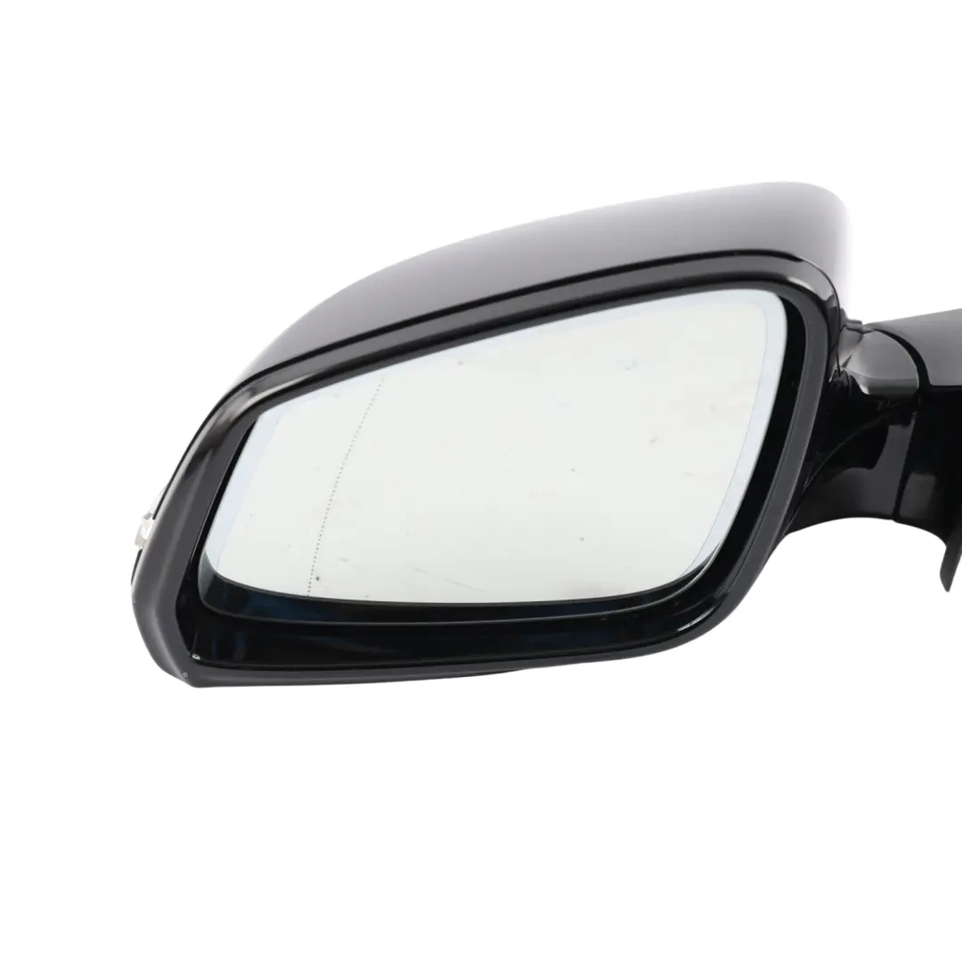 BMW F07 GT LCI Door Wing Mirror Auto Dip Left N/S Shadow Line Carbon Black - 416 - SKU RHD-7352357-CAR - Part number 7352357
