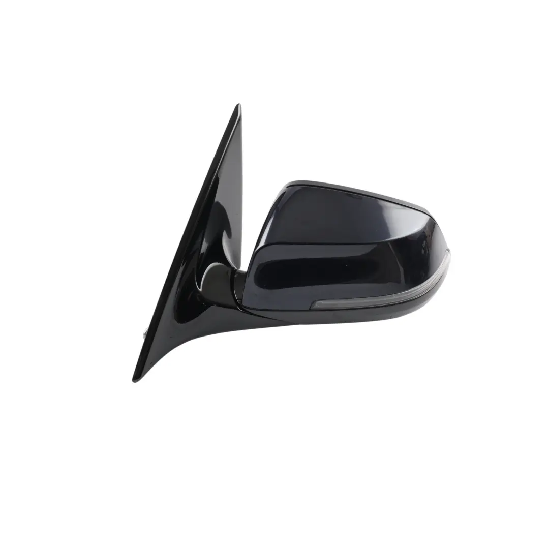 BMW F07 GT LCI Door Wing Mirror Auto Dip Left N/S Shadow Line Carbon Black - 416 - SKU RHD-7352357-CAR - Part number 7352357