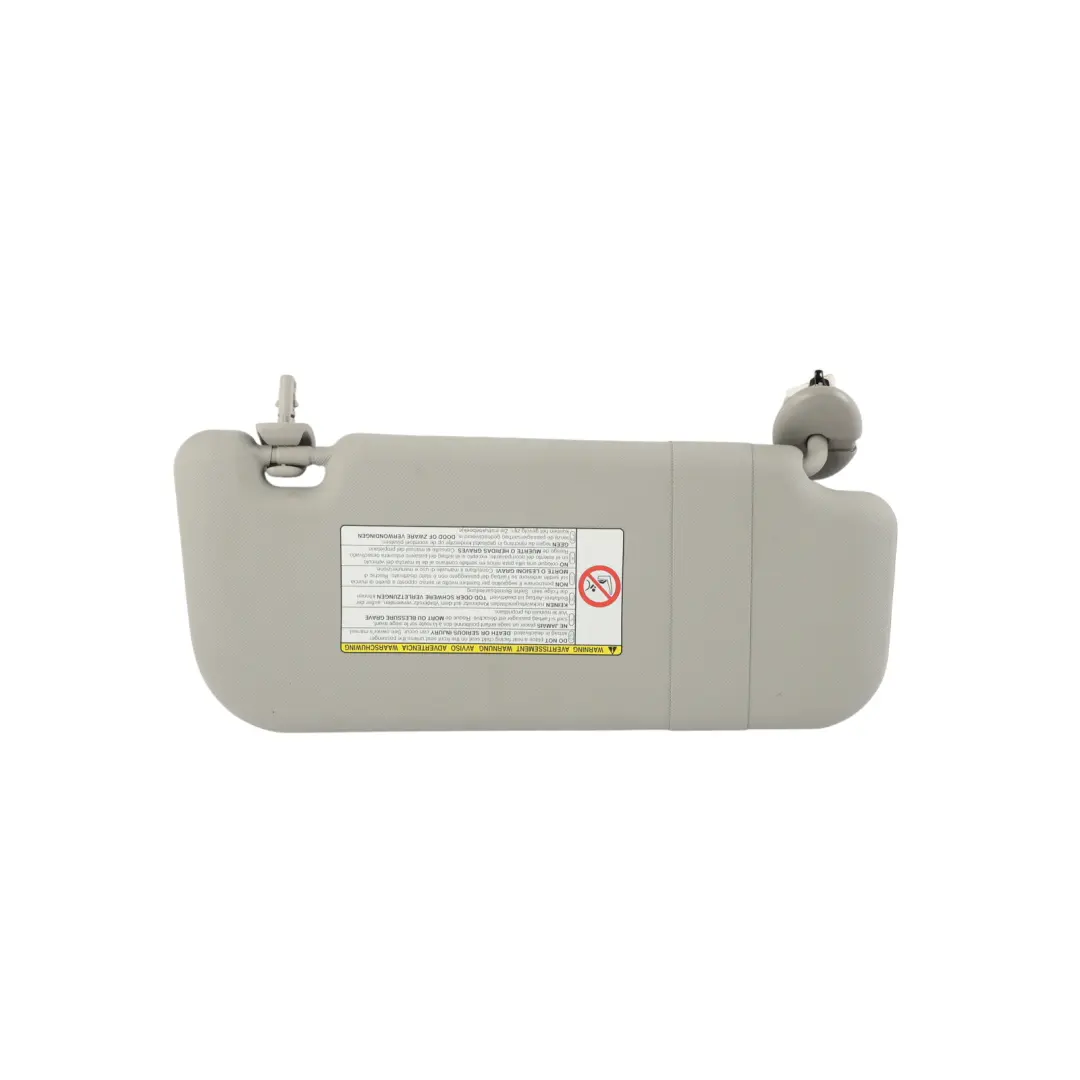 Toyota Auris E15 Sun Visor Cover Panel Trim Left N/S Beige - SKU RHD-7432002650B1 - Part number 7432002650B1