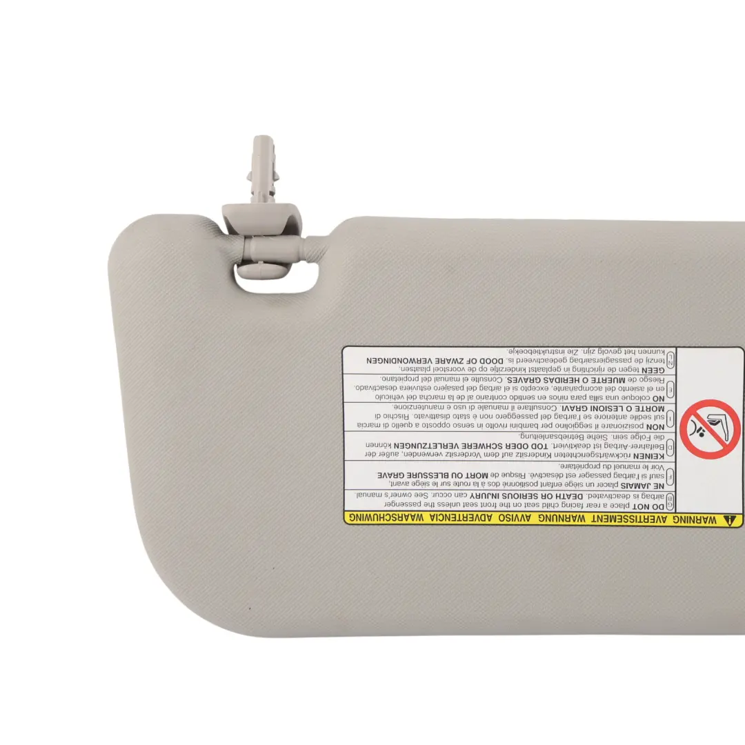 Sun Visor Cover Panel Trim Left N/S Beige to Toyota Auris E15 with Part number 7432002650B1 Toyota Auris E15 Sun Visor Cover Panel Trim Left N/S Beige - SKU RHD-7432002650B1 - Part number 7432002650B1