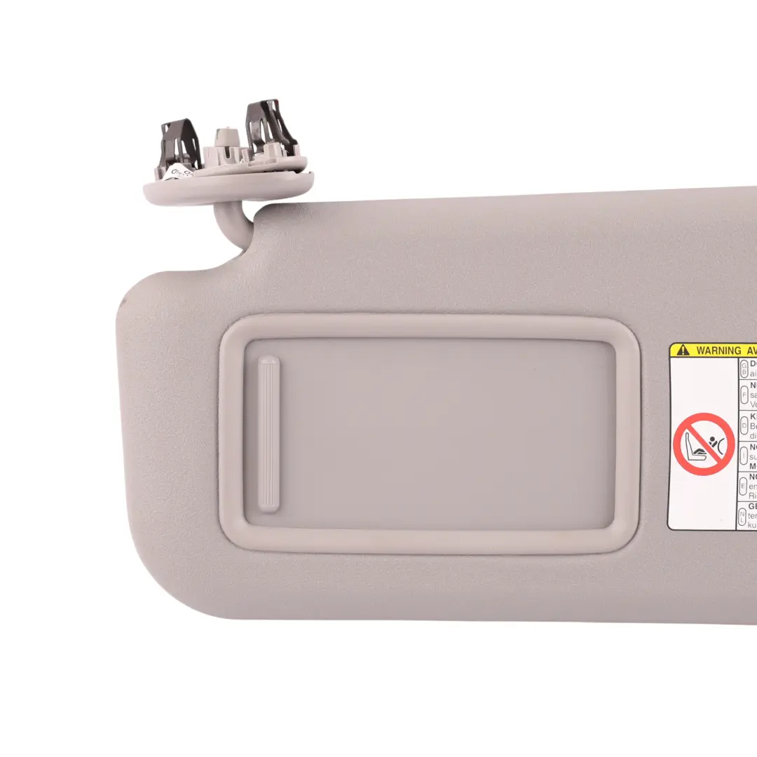Sun Visor Panel Front Left Passenger Side N/S Grey 743100D130B0 to Toyota Yaris P9 with Part number 743200D260B0 Toyota Yaris P9 Sun Visor Panel Front Left Passenger Side N/S Grey 743100D130B0 - SKU RHD-743200D260B0 - Part number 743200D260B0