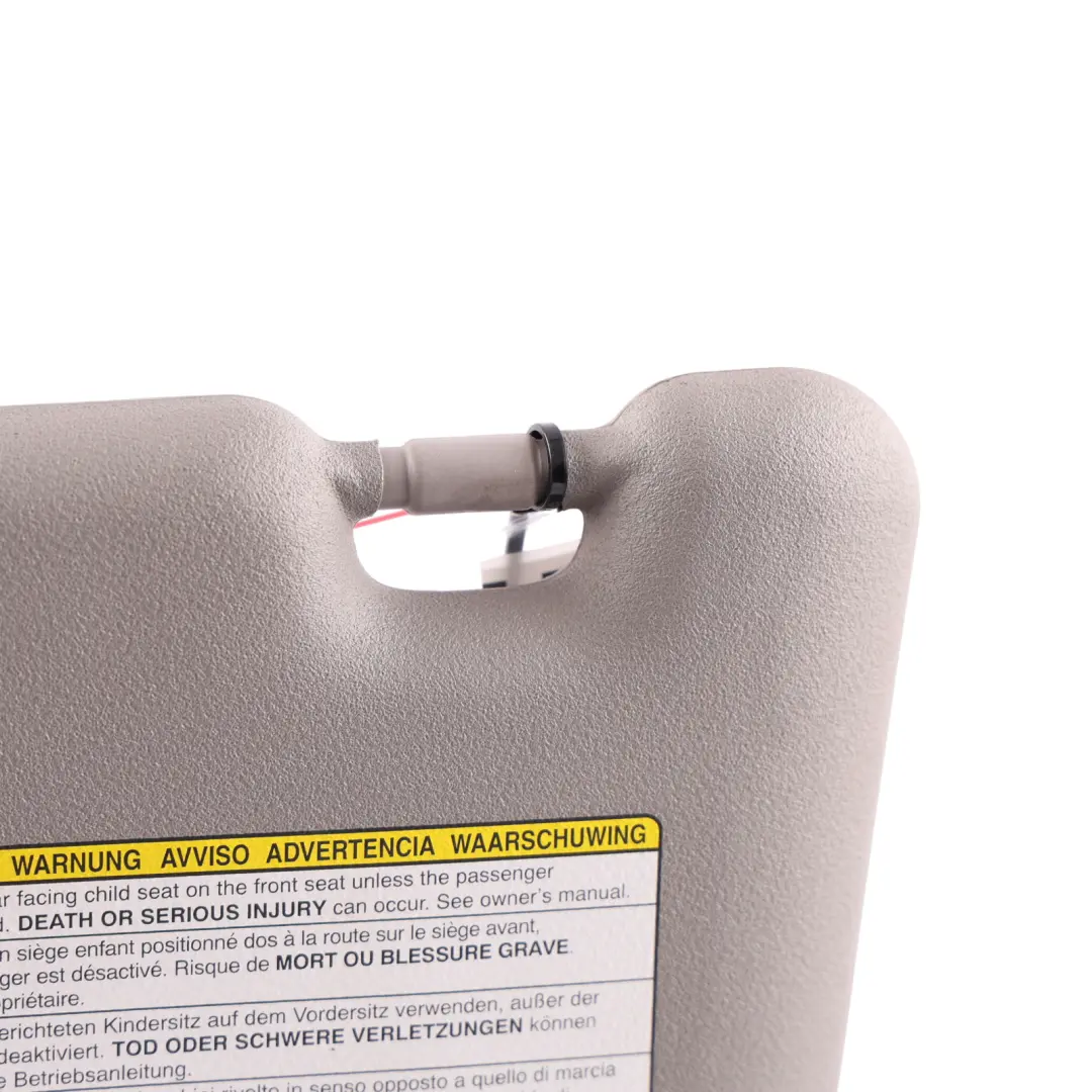 Sun Visor Panel Front Left Passenger Side N/S Grey 743100D130B0 to Toyota Yaris P9 with Part number 743200D260B0 Toyota Yaris P9 Sun Visor Panel Front Left Passenger Side N/S Grey 743100D130B0 - SKU RHD-743200D260B0 - Part number 743200D260B0