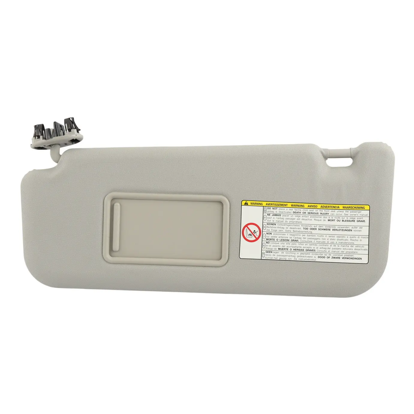Toyota Verso R2 Sun Visor Cover Panel Left N/S Side Light Grey 743200F060B0