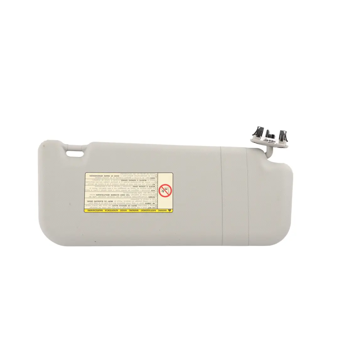 Sun Visor Cover Panel Left N/S Side Light Grey to Toyota Verso R2 with Part number 743200F060B0 Toyota Verso R2 Sun Visor Cover Panel Left N/S Side Light Grey - SKU RHD-743200F060B0 - Part number 743200F060B0