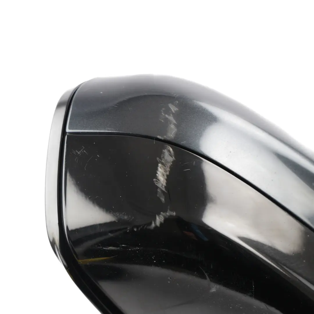BMW F10 M5 Door Wing Mirror High Gloss Power Fold Right O/S Singapore Grey - B41 - SKU RHD-8049334-SIG - Part number 8049334