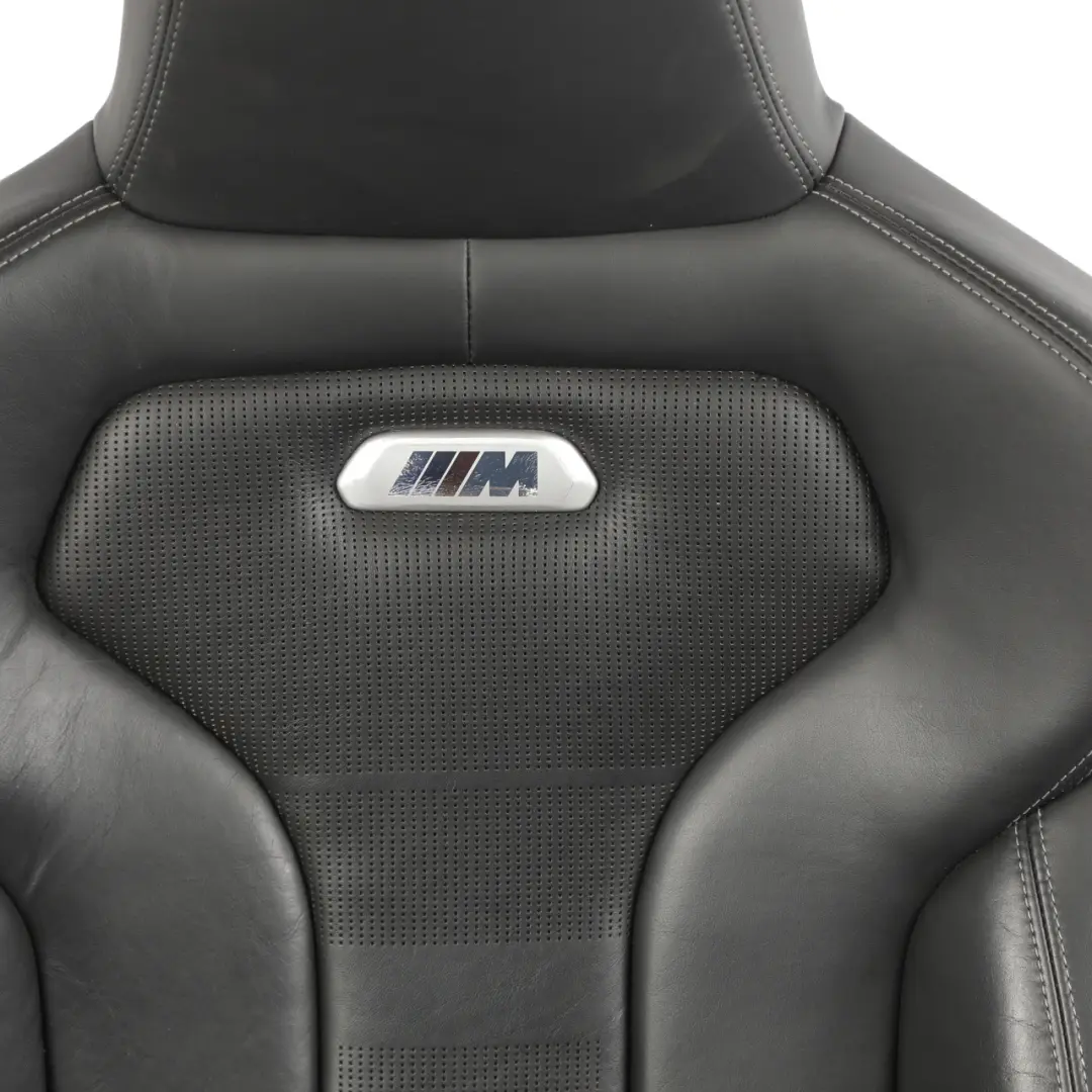 Asiento Delantero Calefactable Izquierdo Cuero Negro Memoria para BMW F82 M4 M Sport con número de pieza 8058277 BMW F82 M4 M Sport Asiento Delantero Calefactable Izquierdo Cuero Negro Memoria - SKU RHD-8058277-2 - Número de pieza 8058277