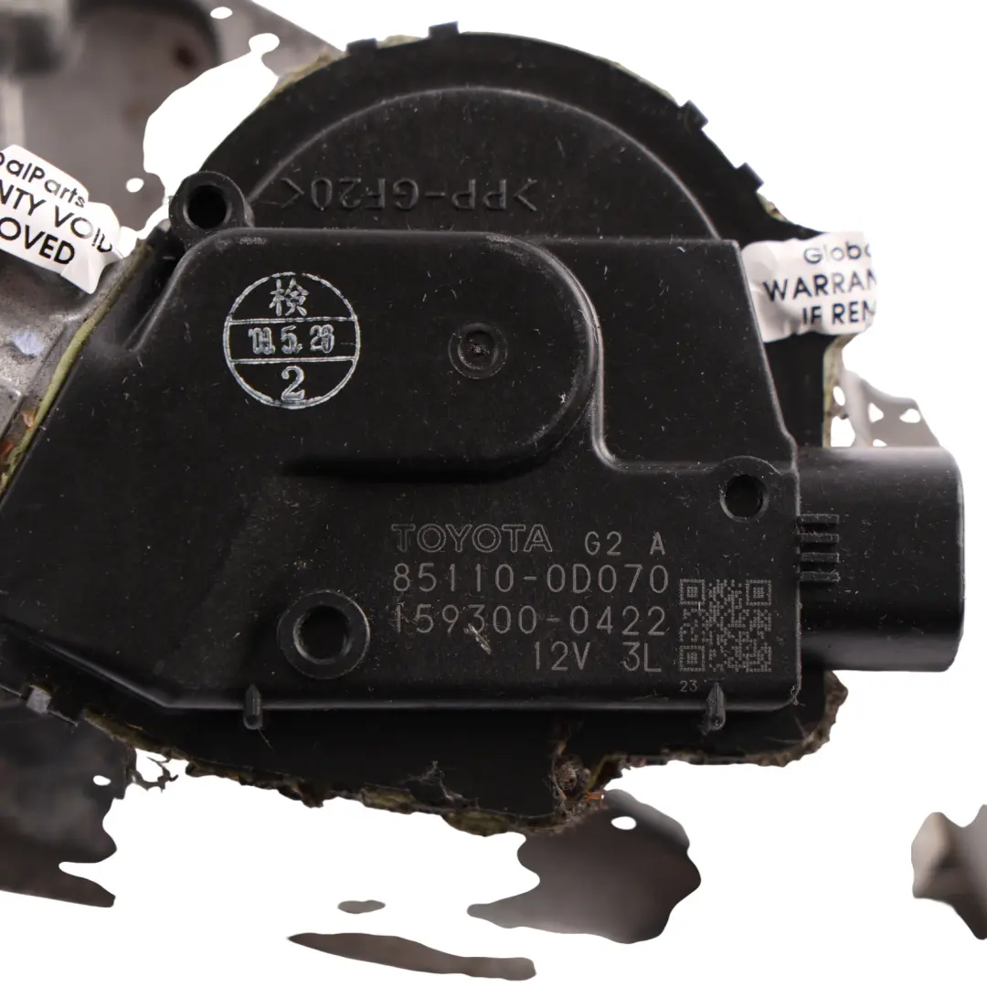 Front Windscreen Wiper Motor Linkage to Toyota Yaris P9 with Part number 851100D070 Toyota Yaris P9 Front Windscreen Wiper Motor Linkage - SKU RHD-851100D070 - Part number 851100D070