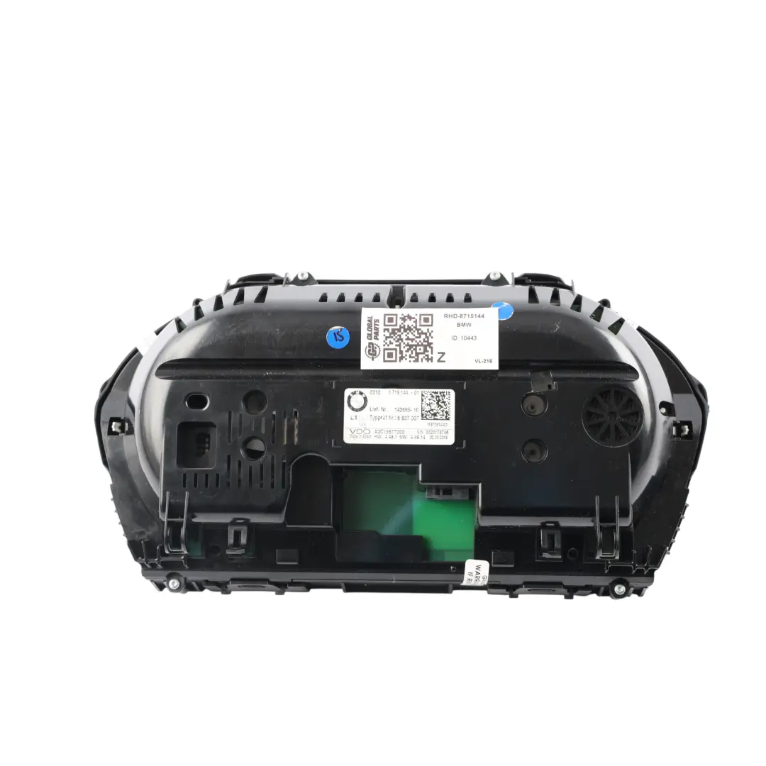 Instrument Cluster Speedo Clocks Diesel to BMW F20 F21 F22 F23 X1 F48 with Part number 8715144 BMW F20 F21 F22 F23 X1 F48 Instrument Cluster Speedo Clocks Diesel - SKU RHD-8715144 - Part number 8715144