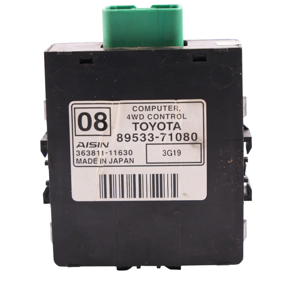 Control Unit Computer to Toyota Hilux Mk7 4WD Four Wheel Drive with Part number 8953371080 Toyota Hilux Mk7 4WD Four Wheel Drive Control Unit Computer - SKU RHD-8953371080 - Part number 8953371080