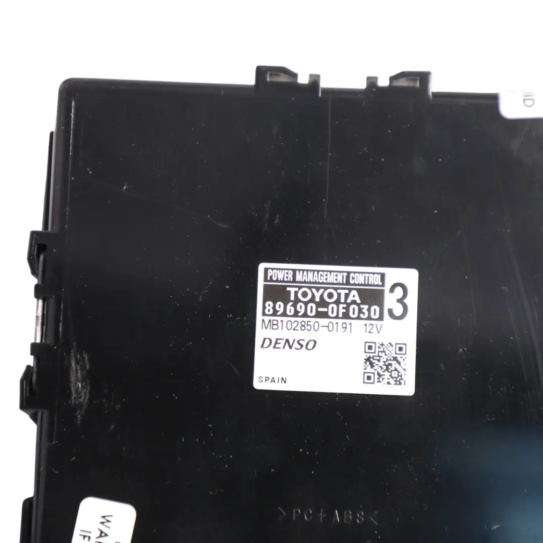 Toyota Verso Mk2 Engine Control Unit Module Power Management ECU 89690-0F030 - SKU RHD-896900F030 - Part number 896900F030