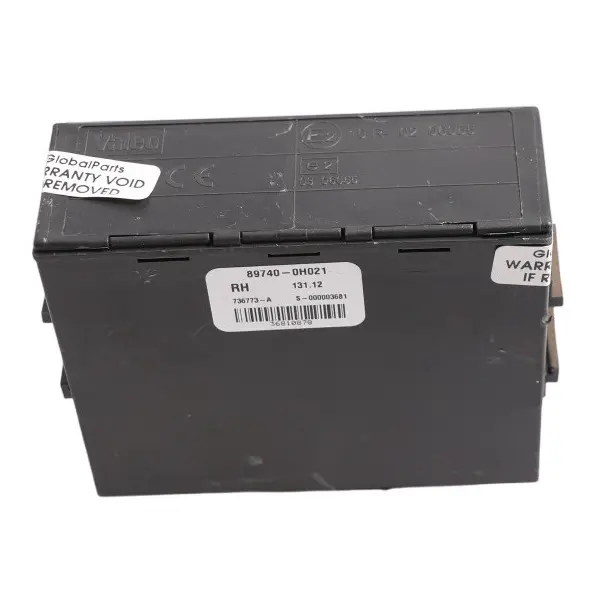 Toyota Aygo Peugeot 107 Mk1 Central Door Locking Control ECU 89740-0H021 - SKU RHD-897400H021 - Part number 897400H021