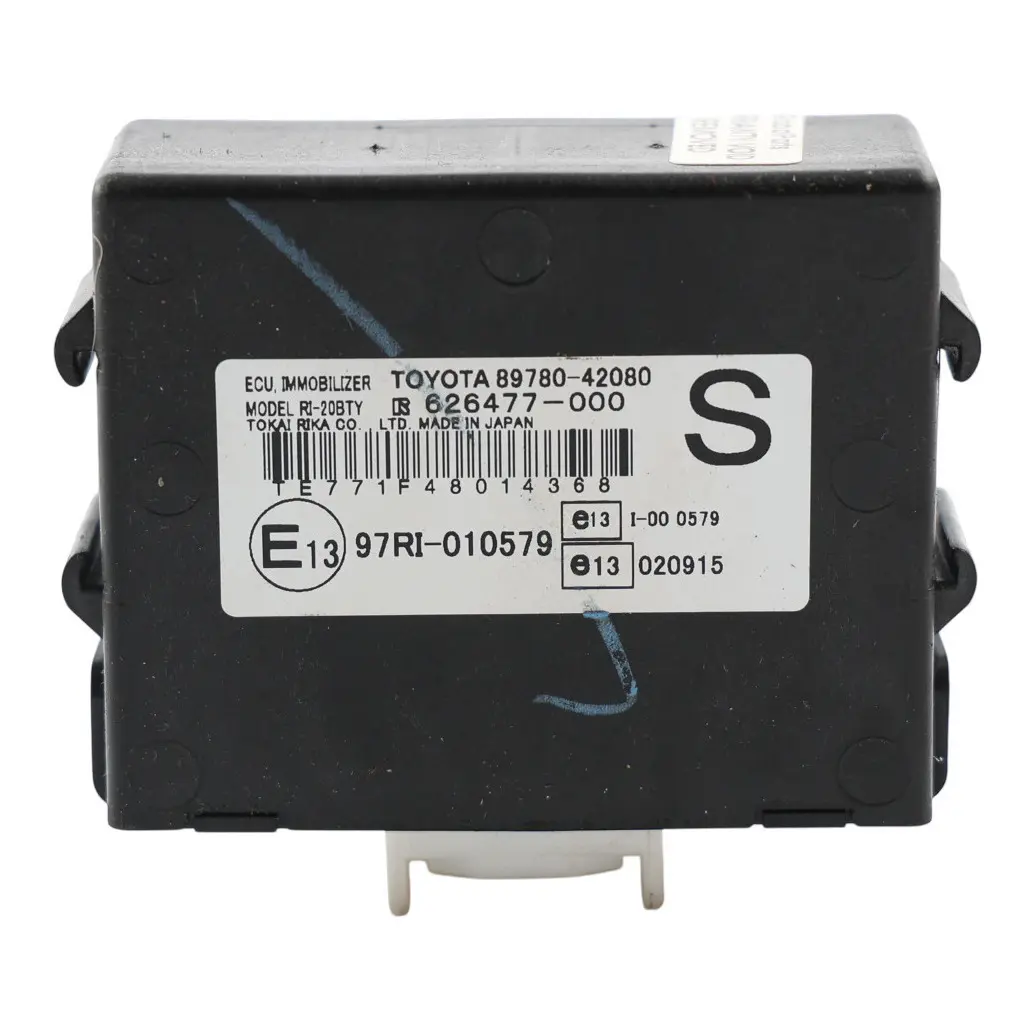 Mk2 Transponder Key Immobiliser Computer Unit Module ECU to Toyota Rav4 with Part number 8978042080 Toyota Rav4 Mk2 Transponder Key Immobiliser Computer Unit Module ECU - SKU RHD-8978042080 - Part number 8978042080