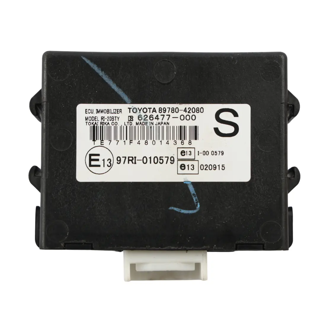 Toyota Rav4 Mk2 Transponder Key Immobiliser Computer Unit Module ECU - SKU RHD-8978042080 - Part number 8978042080
