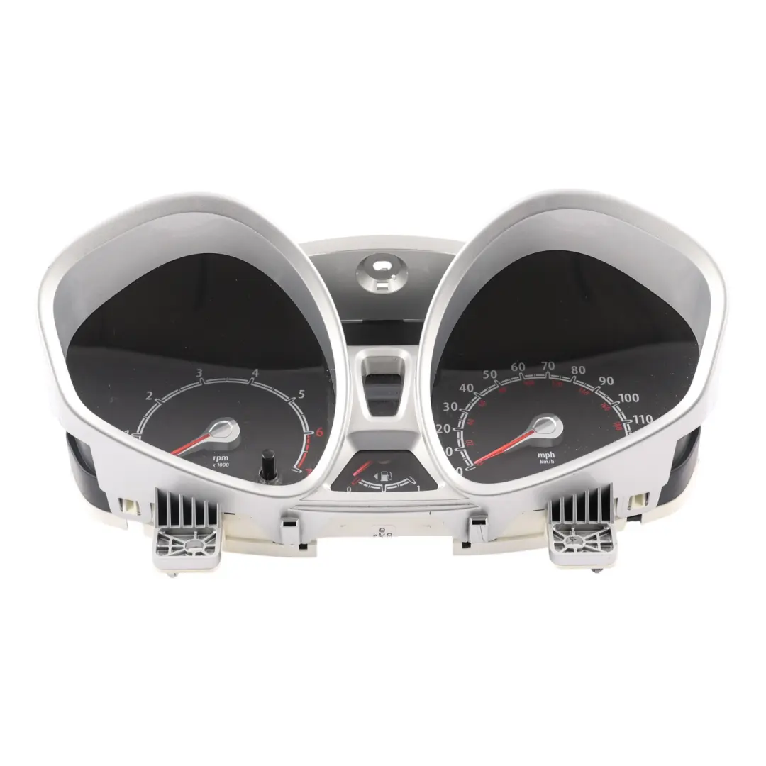 Instrument Cluster Speedo Clocks Petrol Manual to Ford Fiesta Mk7 with Part number 8A6T-10849-FM Ford Fiesta Mk7 Instrument Cluster Speedo Clocks Petrol Manual - SKU RHD-8A6T-10849-FM - Part number 8A6T-10849-FM