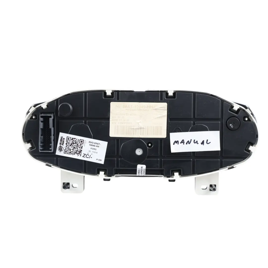 Ford Fiesta Mk7 Instrument Cluster Speedo Clocks Diesel Manual - SKU RHD-8A6T-10849-HH - Part number 8A6T-10849-HH