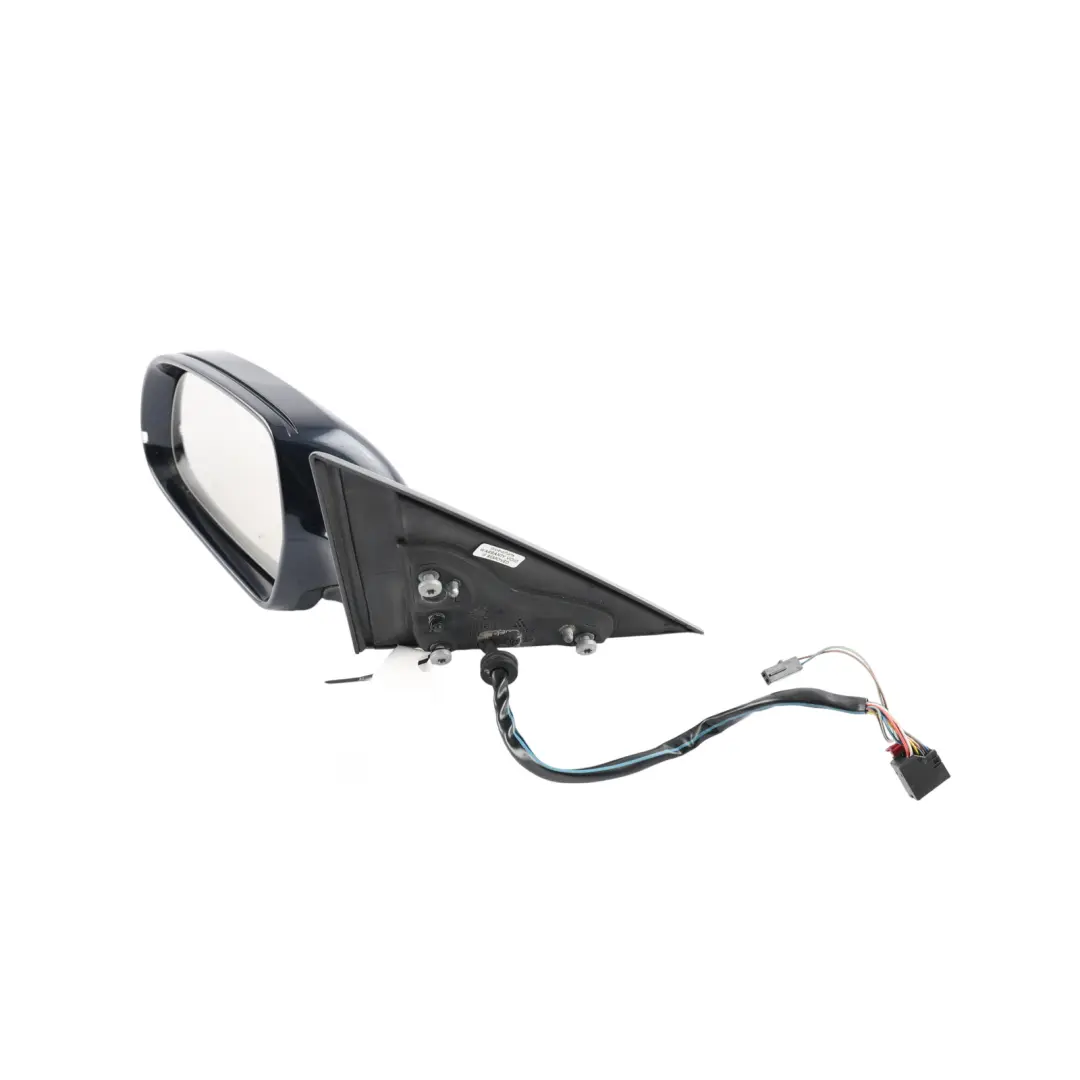Audi A5 8T Electric Wing Mirror Left N/S Ocean Blue Pearl Effect-Z5A - SKU RHD-8F2857409AF-OBL - Part number 8F2857409AF