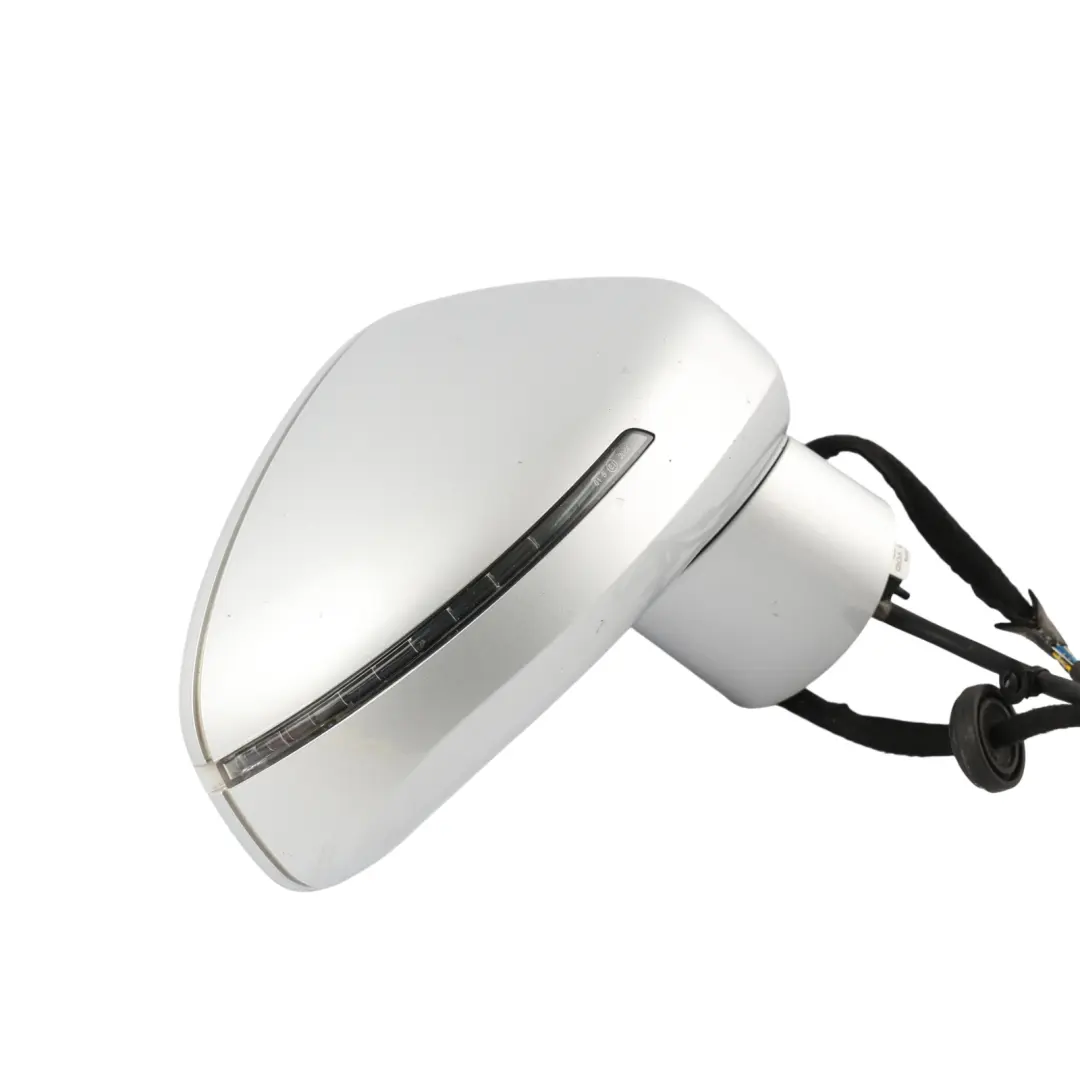 Audi TT 8J Coupe Door Wing Mirror Right O/S Ice Silver Metallic - X7W - SKU RHD-8J0857502A-ICS2 - Part number 8J0857502A