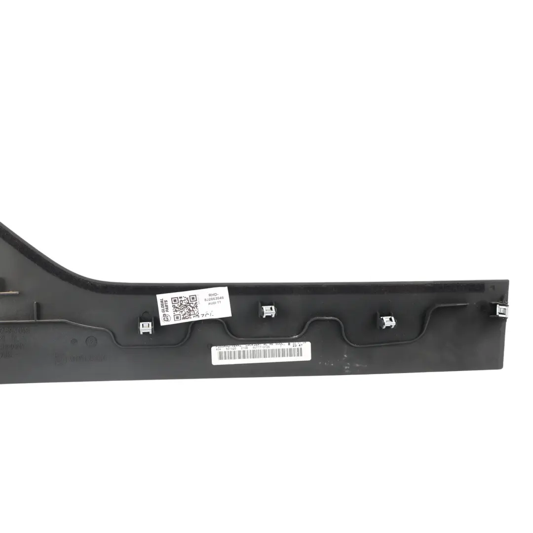 Mk2 Centre Console Side Trim Right O/S Black to Audi TT 8J with Part number 8J2863046 Audi TT 8J Mk2 Centre Console Side Trim Right O/S Black - SKU RHD-8J2863046 - Part number 8J2863046