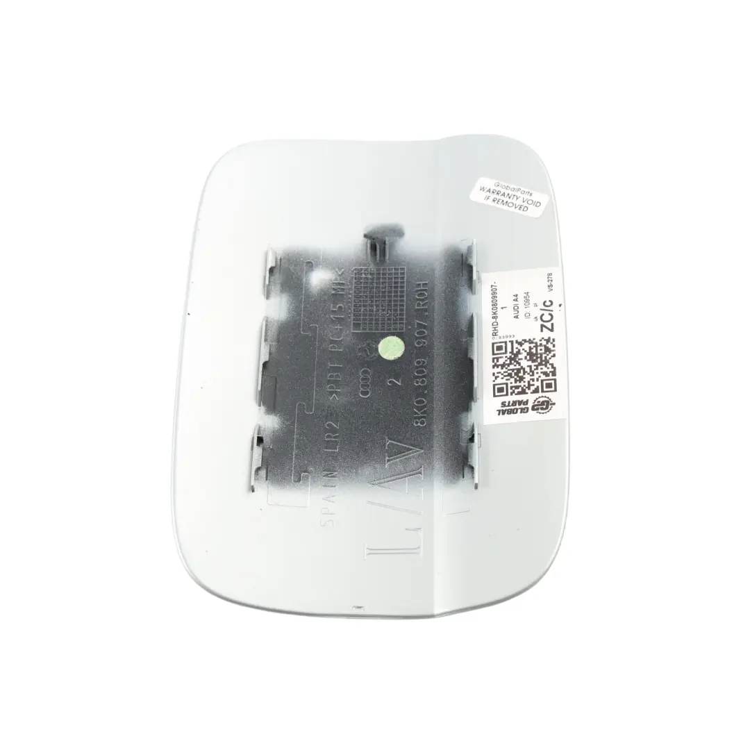 Filler Flap Tank Cap Cover Silver to Audi A4 B8 Fuel with Part number 8K0809907 Audi A4 B8 Fuel Filler Flap Tank Cap Cover Silver - SKU RHD-8K0809907-1 - Part number 8K0809907