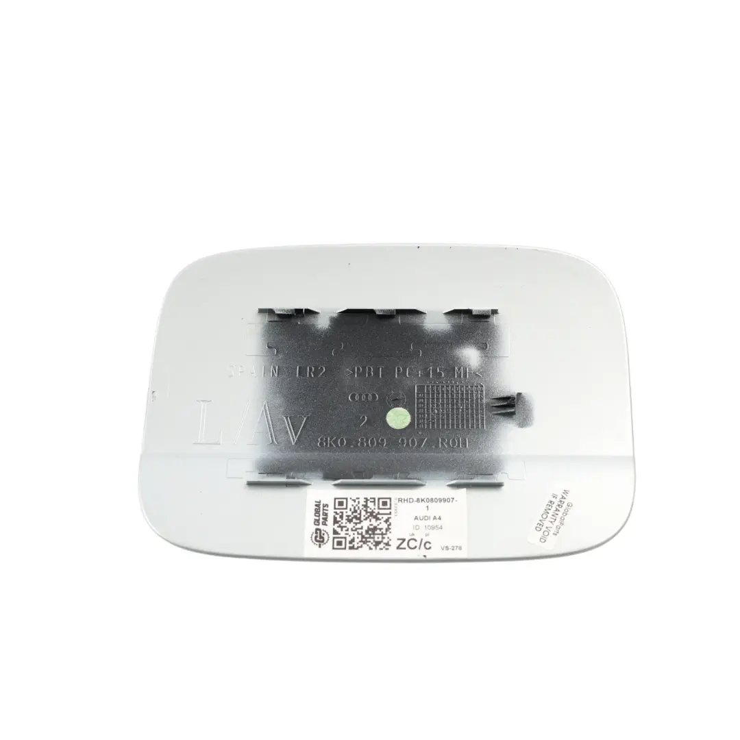 Audi A4 B8 Fuel Filler Flap Tank Cap Cover Silver - SKU RHD-8K0809907-1 - Part number 8K0809907