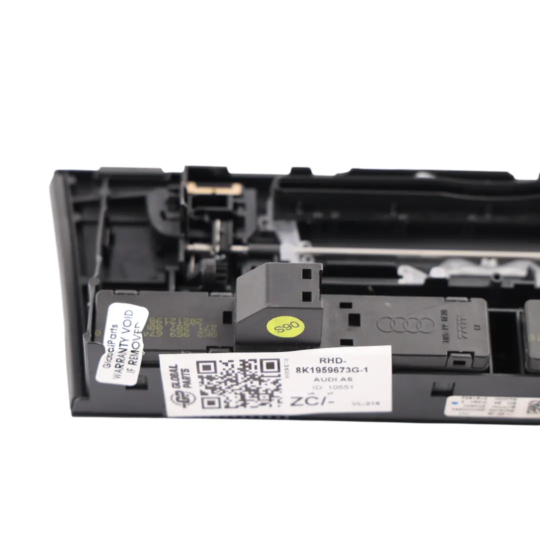 Audi A5 8T Parking Distance Control PDC ESP Switch Panel CD Changer - SKU RHD-8K1959673G-1 - Part number 8K1959673G