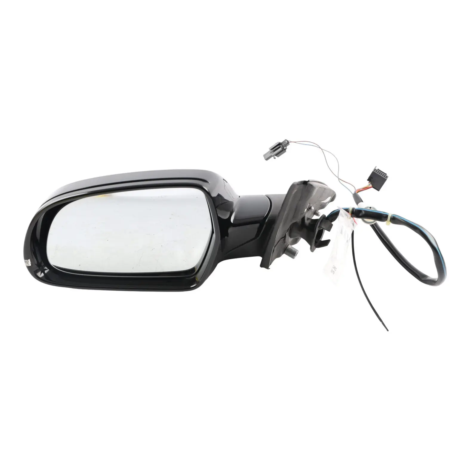 Audi A4 B8 Door Left N/S Mirror Wing Electric Brilliant Black Metallic - Y9B