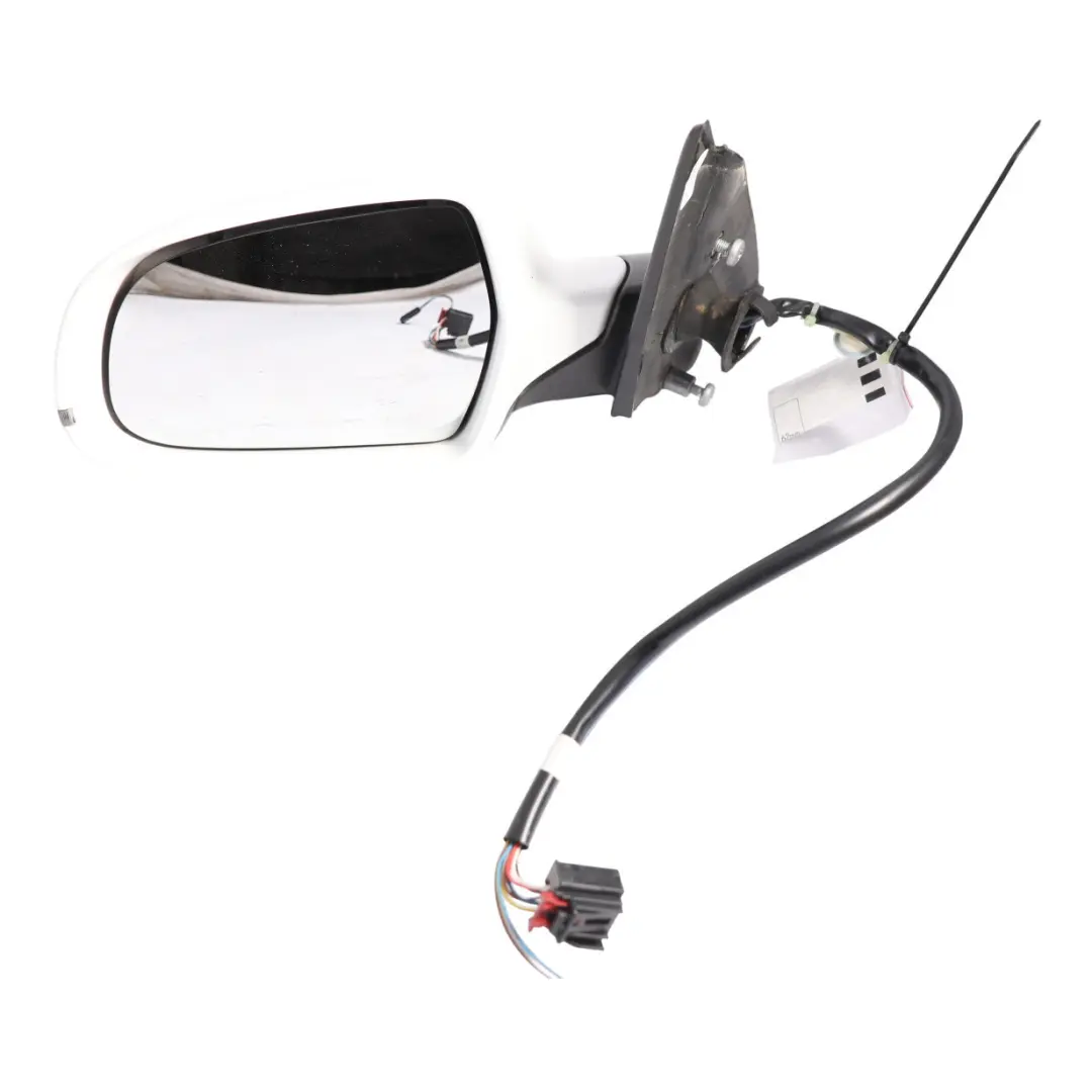 Audi A4 B8 Door Left N/S Mirror Wing Electric Ibis White Y9C - SKU RHD-8K2857409AF-IWH - Part number 8K2857409AF