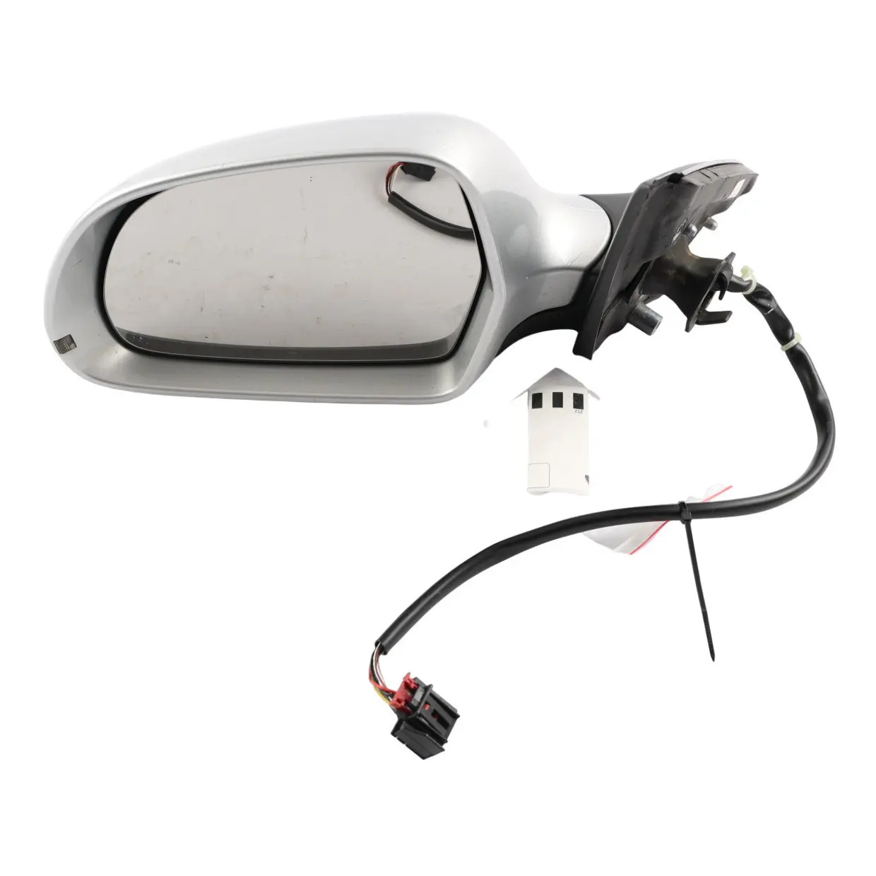 Audi A4 B8 Electric Wing Mirror Left N/S Ice Silver Metallic - X7W 8K2857409D