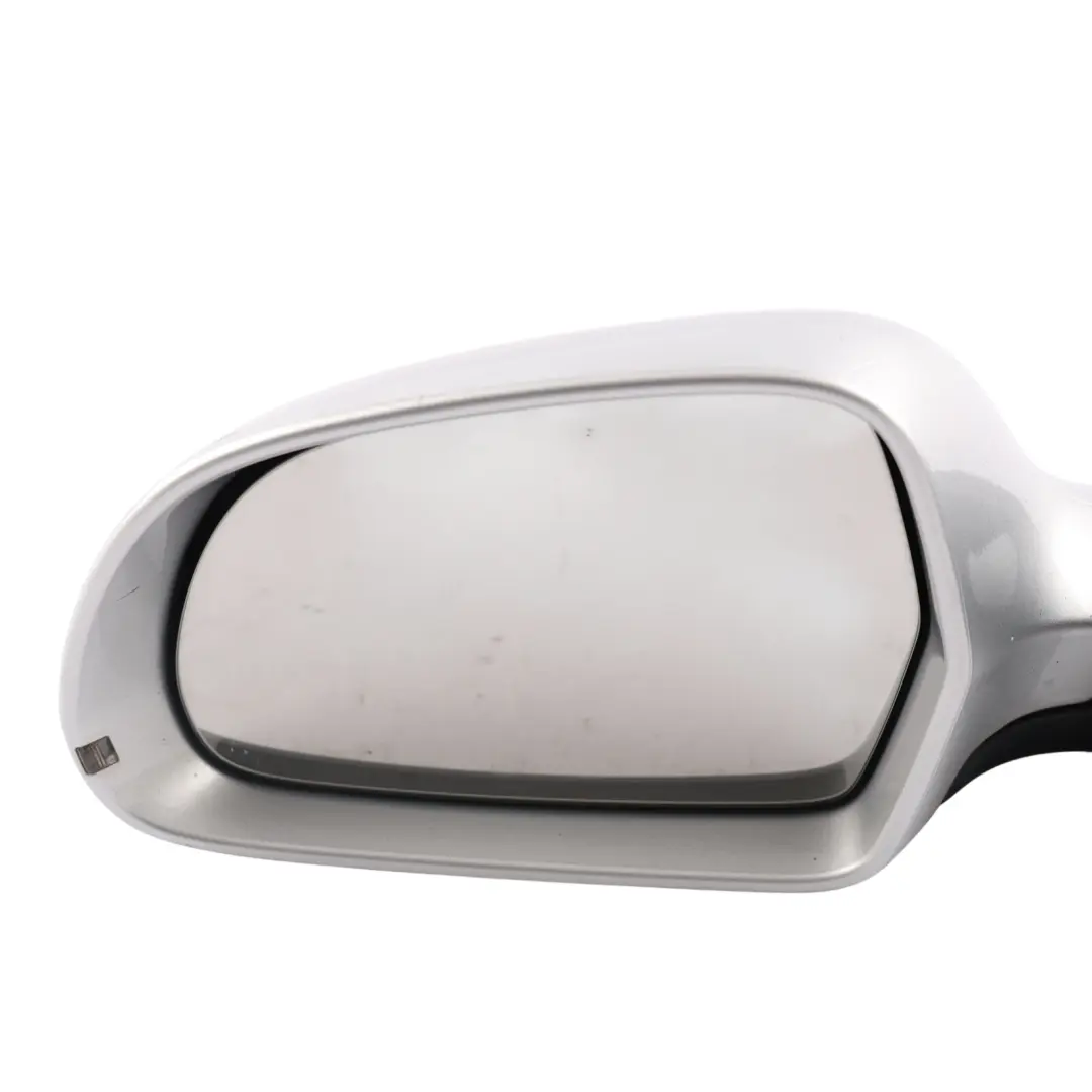 Audi A4 B8 Electric Wing Mirror Left N/S Ice Silver Metallic - X7W - SKU RHD-8K2857409D-ICS - Part number 8K2857409D