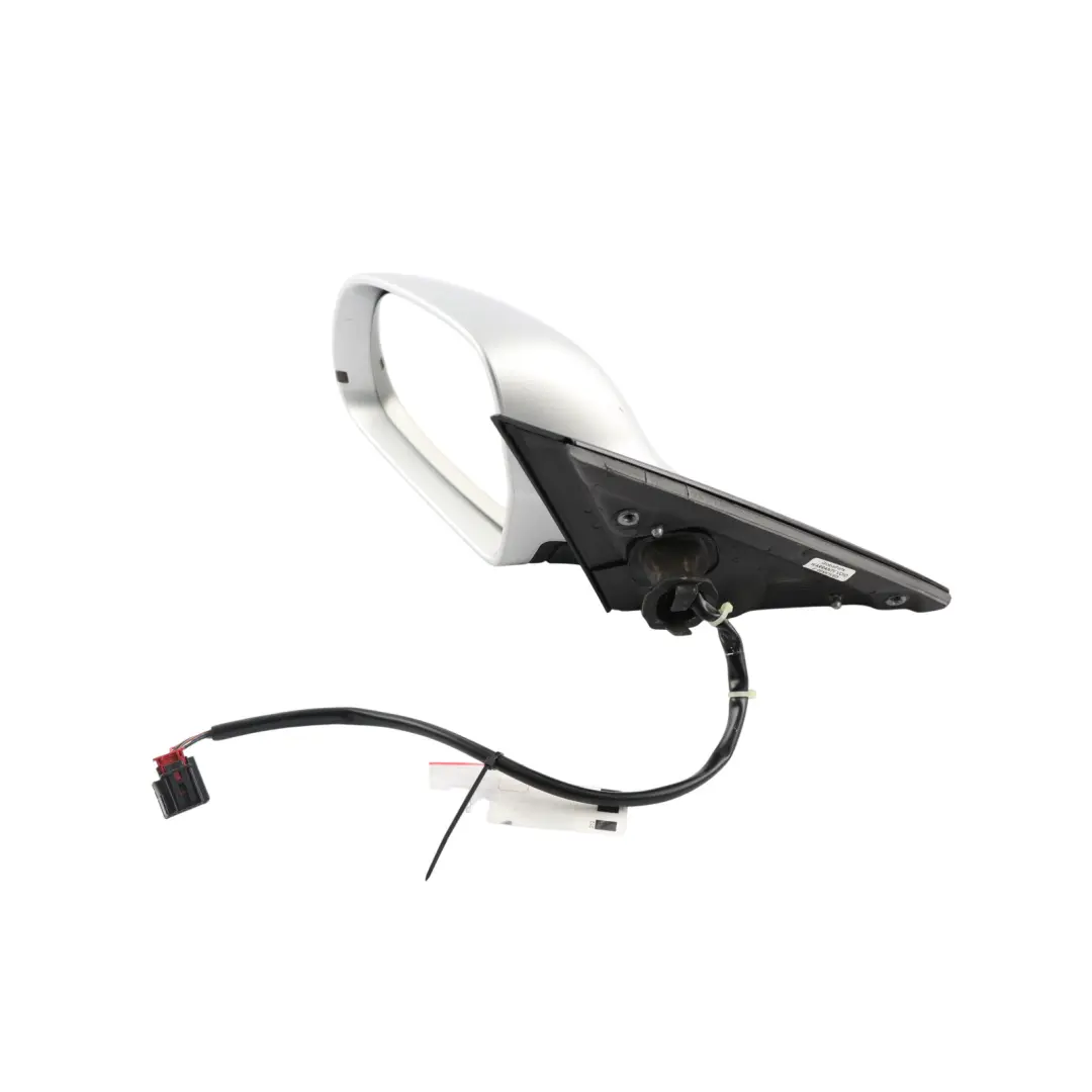 Audi A4 B8 Electric Wing Mirror Left N/S Ice Silver Metallic - X7W - SKU RHD-8K2857409D-ICS - Part number 8K2857409D