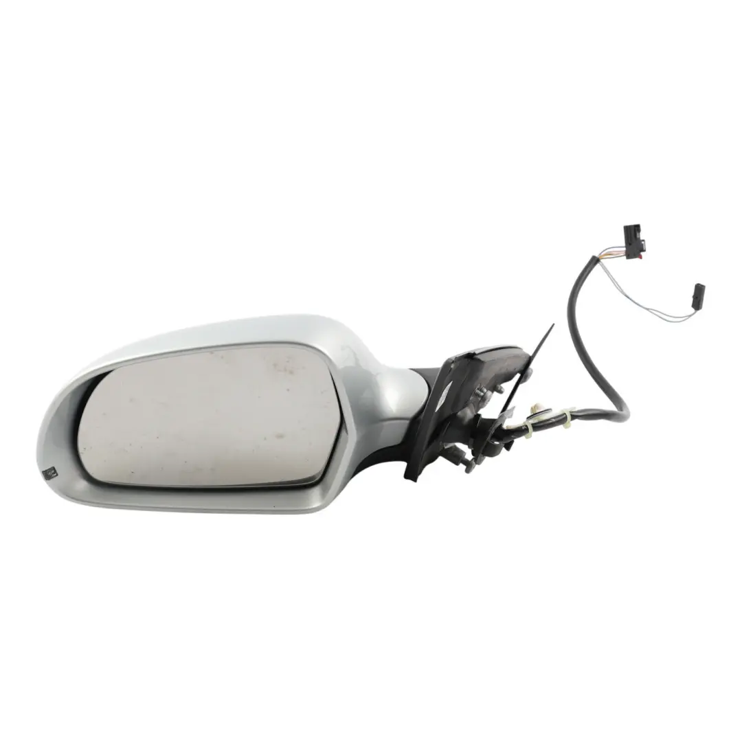 Audi A4 B8 Electric Wing Mirror Left N/S Ice Silver Metallic - X7W - SKU RHD-8K2857409D-ICS2 - Part number 8K2857409D