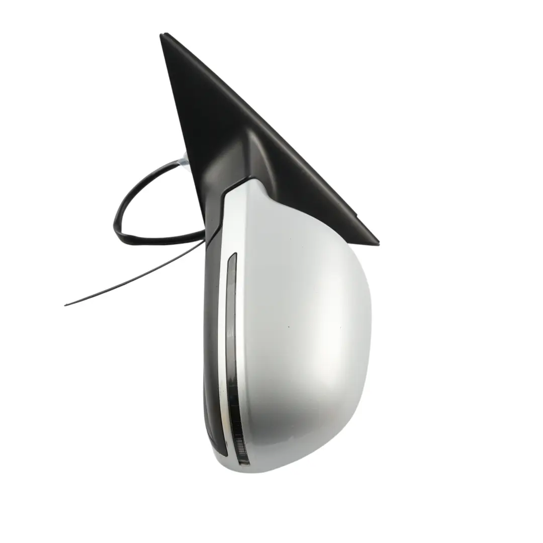 Audi A4 B8 Electric Wing Mirror Left N/S Ice Silver Metallic - X7W - SKU RHD-8K2857409D-ICS2 - Part number 8K2857409D