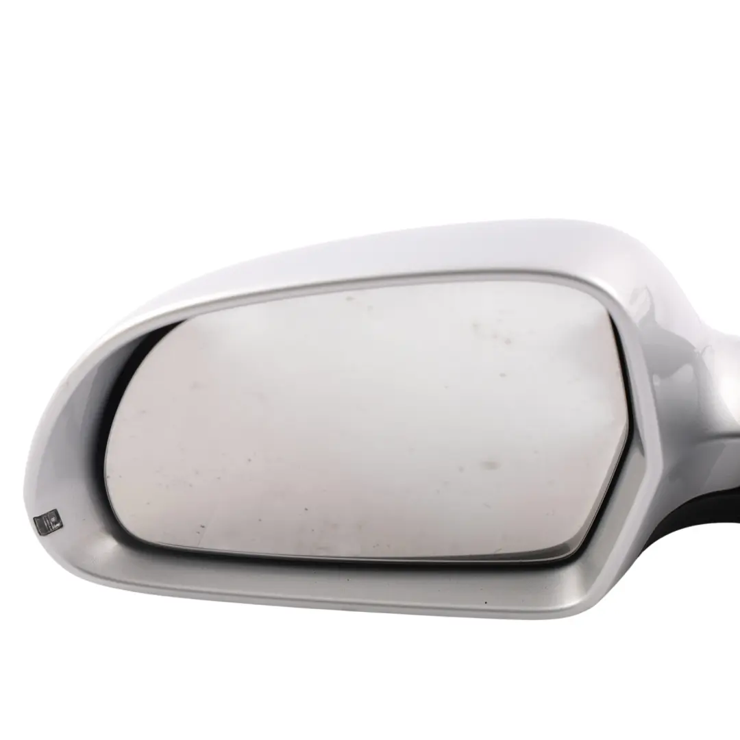 Audi A4 B8 Electric Wing Mirror Left N/S Ice Silver Metallic - X7W - SKU RHD-8K2857409D-ICS2 - Part number 8K2857409D