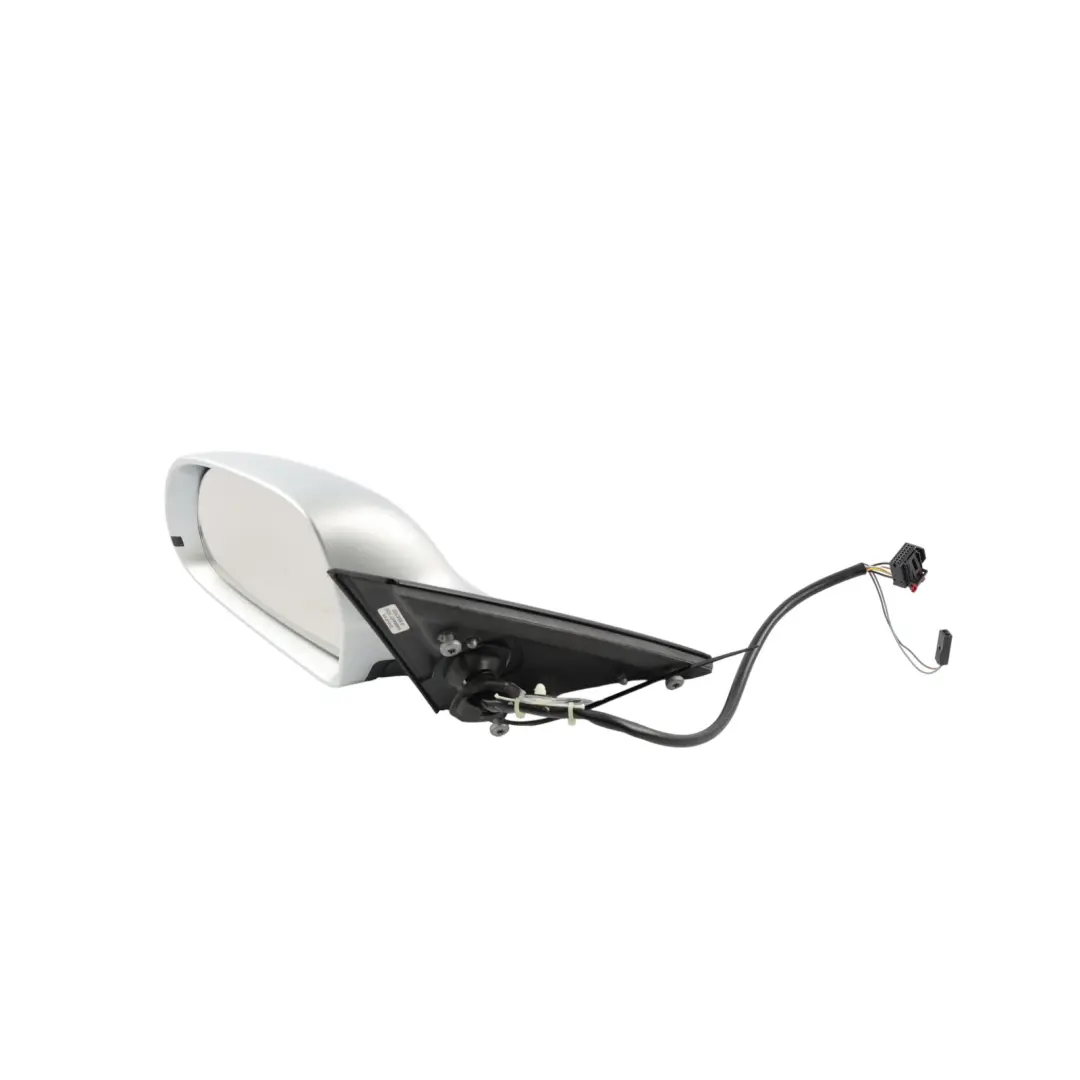 Audi A4 B8 Electric Wing Mirror Left N/S Ice Silver Metallic - X7W - SKU RHD-8K2857409D-ICS2 - Part number 8K2857409D