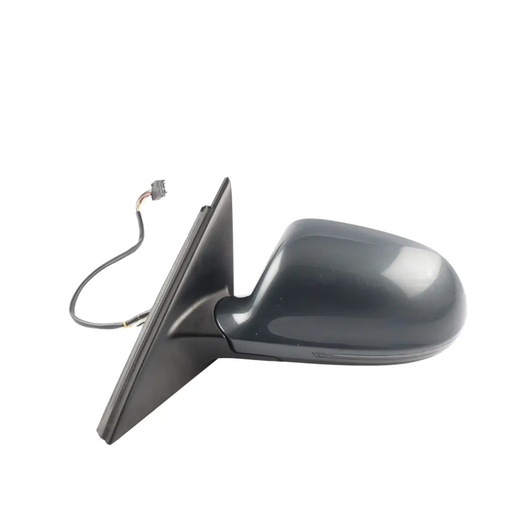 Audi A4 B8 Wing Mirror Door Left N/S Meteor Grey Pearl Metallic Z7H - SKU RHD-8K2857409D-MGR - Part number 8K2857409D